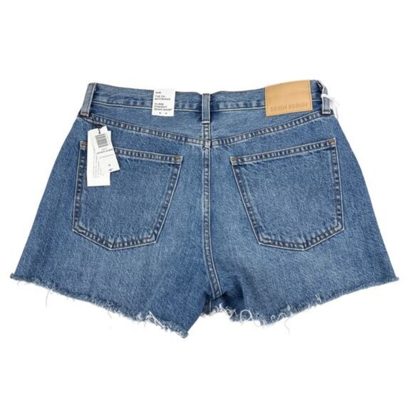 Aritzia Denim Forum The Ex-Boyfriend Hi-Rise Straight Denim Short Size 26 - Picture 8 of 10